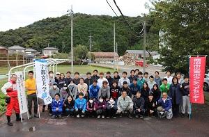 台風19号災害ボランティアに学生が参加しました