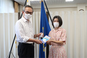 新型コロナウイルス感染症拡大に伴う緊急学生支援について ～宇都宮大学学生後援会からマスク・ハンドソープの寄贈～