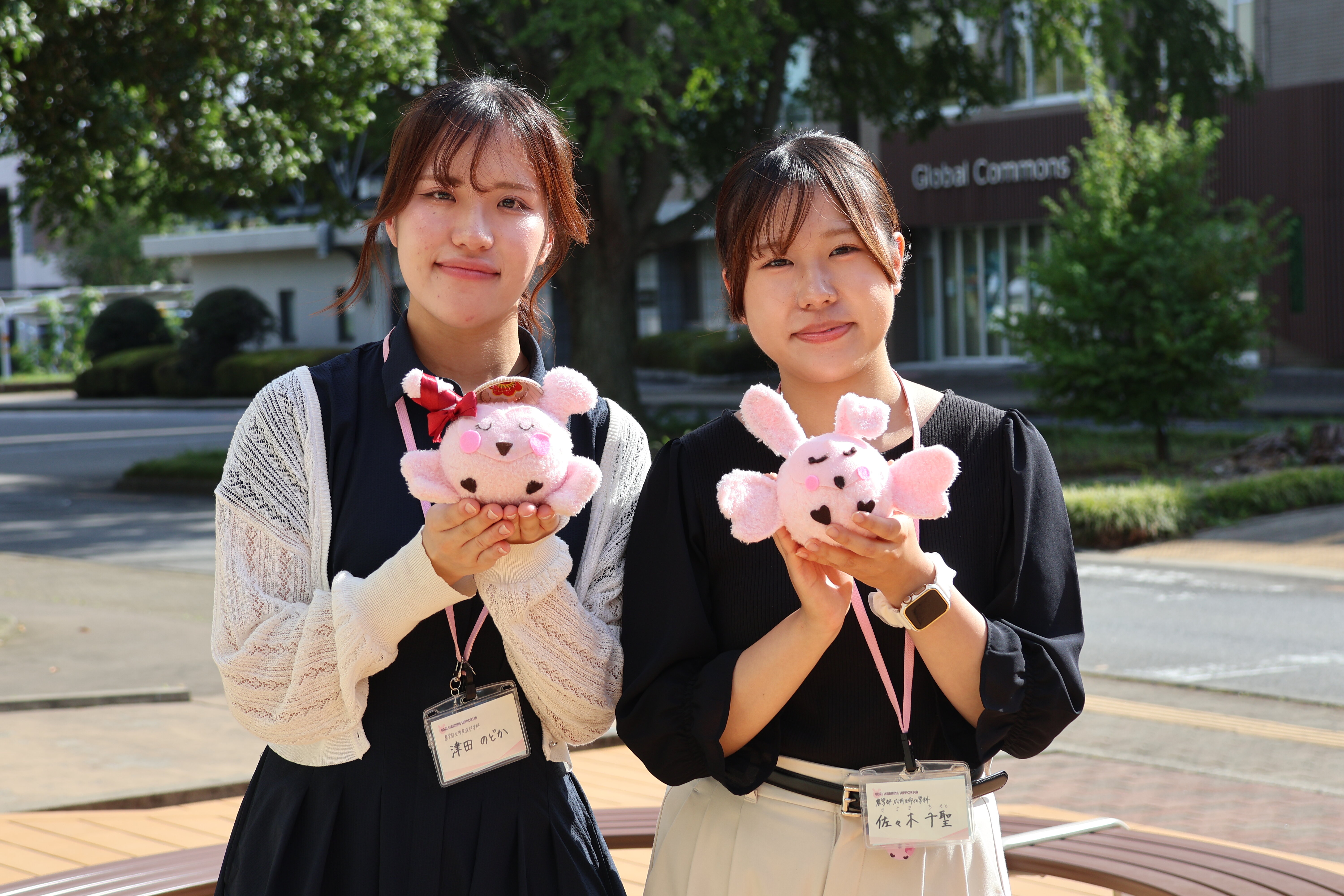津田さんと佐々木さんの顔写真